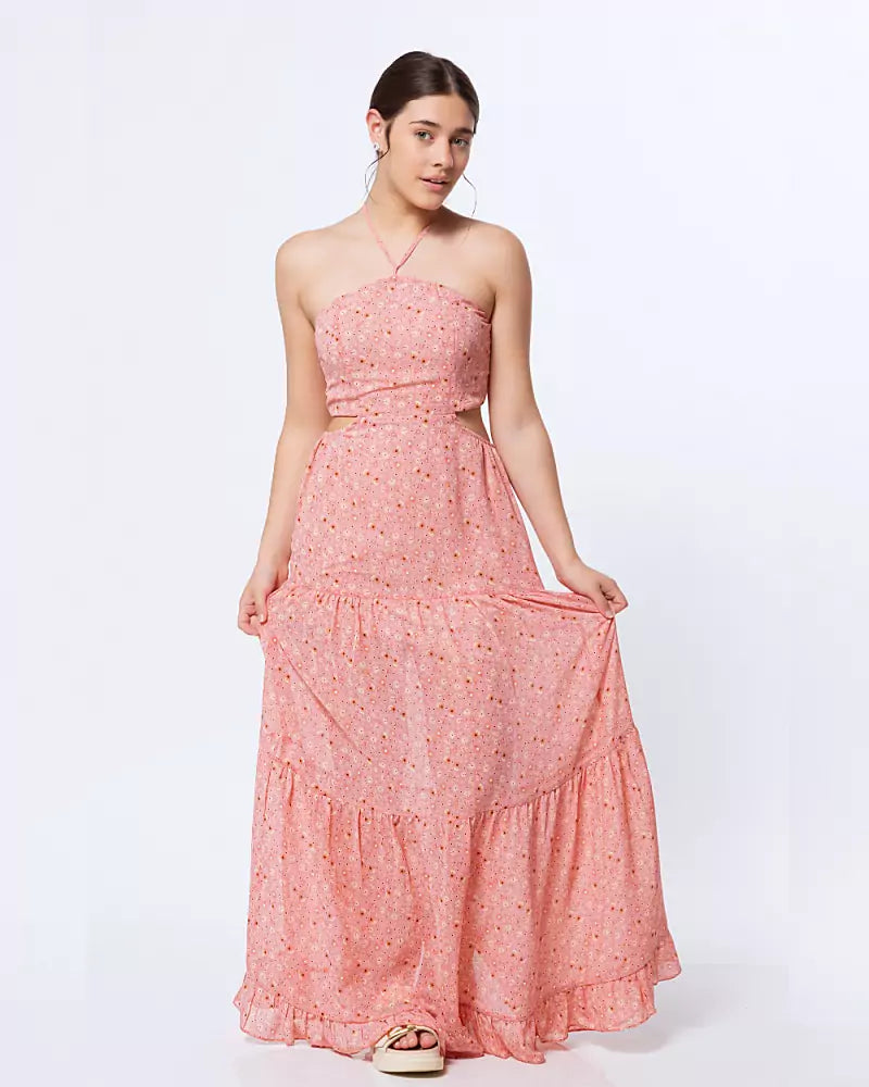 Vestido Floral Fashion Girl - referência 2926